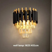 Tiered Crystal Drop Pendant Chandelier