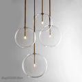 Clear Glass Globe Pendant Light