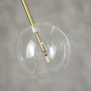 Clear Glass Globe Pendant Light
