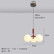Branching Globe Cluster Pendant Light