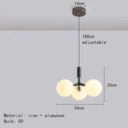 Branching Globe Cluster Pendant Light