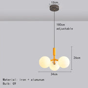 Branching Globe Cluster Pendant Light