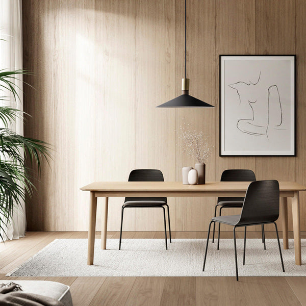 Matte Iron Cone Pendant Light