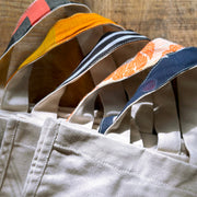 Upcycled Sari-Handle Organic Canvas Tote