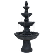 Four-Tier Pineapple Garden Fountain