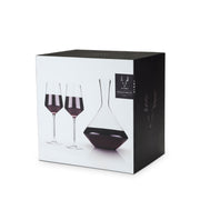 Angled Crystal Bordeaux Decanter Set