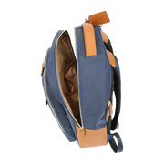 Nylon Leather-Trim Laptop Backpack