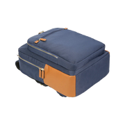 Nylon Leather-Trim Laptop Backpack