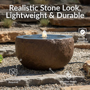 Polystone Outdoor Bubble Fountain