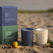 Embossed Glass Scented Candle
