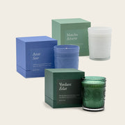Embossed Glass Scented Candle