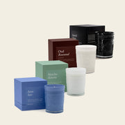 Embossed Glass Scented Candle