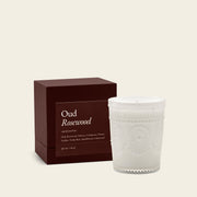 Embossed Glass Scented Candle