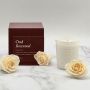 Embossed Glass Scented Candle