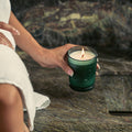 Embossed Glass Scented Candle