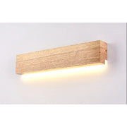 Minimalist Wall Sconce, Natural Finish
