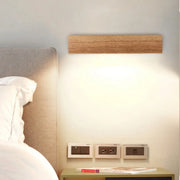 Minimalist Wall Sconce, Natural Finish