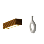 Minimalist Wall Sconce, Natural Finish