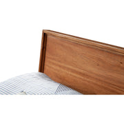 Honey Maple Wood Platform Bed