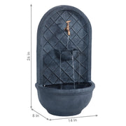 Polystone Outdoor Wall Fountain