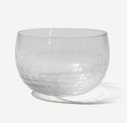 Hand-Etched Crystal Glass Bowl