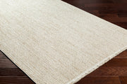 Woven Texture Beige Area Rug