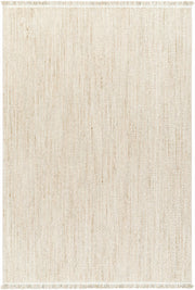 Woven Texture Beige Area Rug