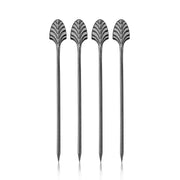 Gunmetal Art Deco Cocktail Picks