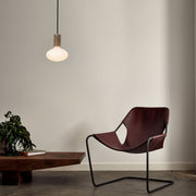 Walnut Oval LED Pendant Light