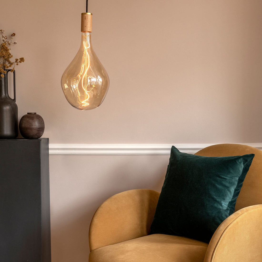 Oak Voronoi III Pendant Light