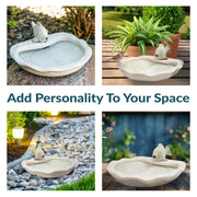 Glazed Ceramic Fish Garden Fountain