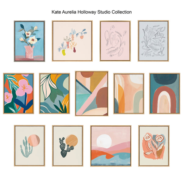 Abstract Gallery-Wrapped Canvas Art Set