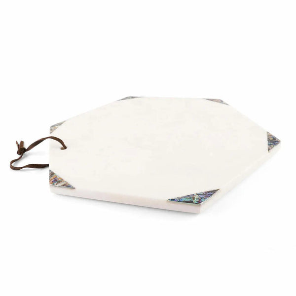 Hexagonal Marble Mother of Pearl Board