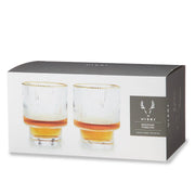 Ribbed Crystal Tumbler Set