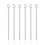 Ring-Top Stainless Cocktail Picks