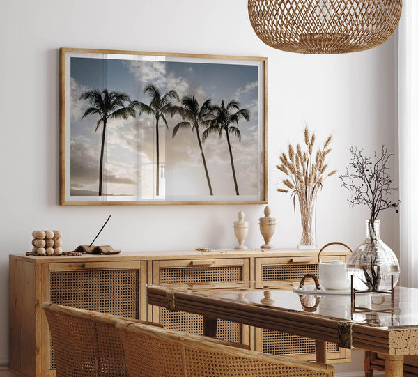 Matte Photographic Palm Tree Print