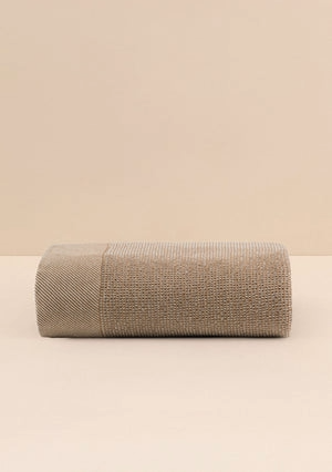 Waffle-Knit Cotton Blend Throw – throws & blankets (view 3) | Roost & Roam