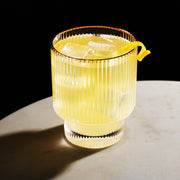 Ribbed Crystal Tumbler Set