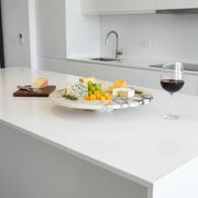 Calacatta Viola Marble Footed Tray