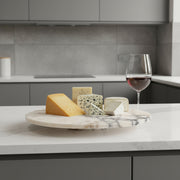 Calacatta Viola Marble Footed Tray