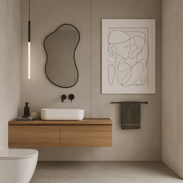 Organic Blob Wall Mirror