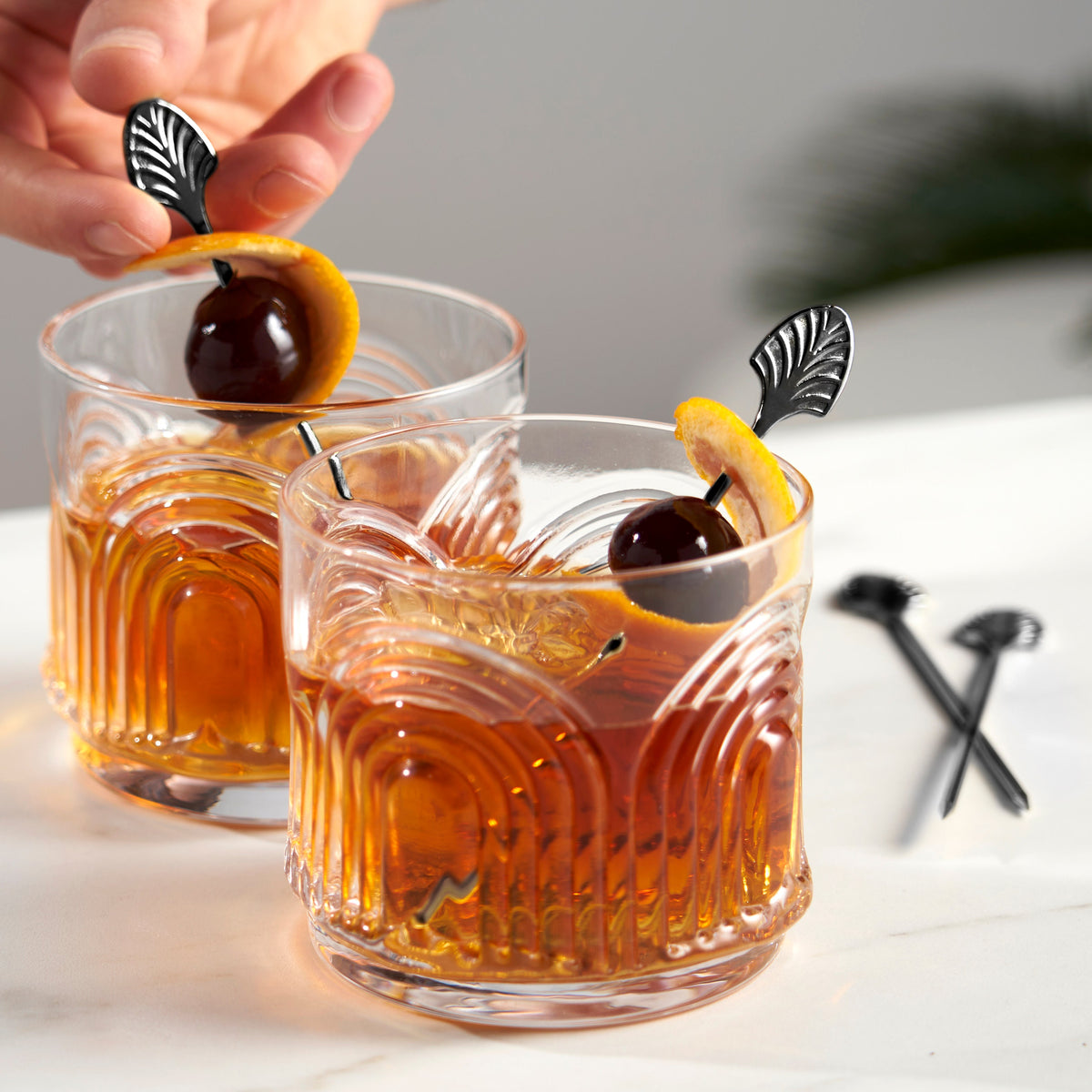 The smallest thing that finishes the drink
