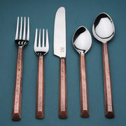 Geometric Handle Stainless Flatware Set