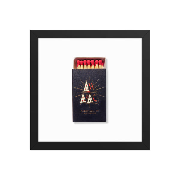 Matchbook Art Framed Print — alternate view or variant option