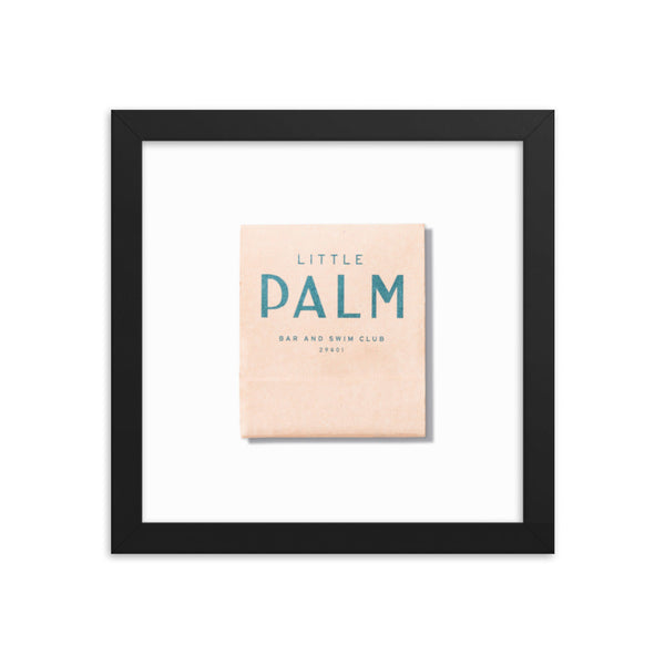 Wood-Frame Palm Bar Print — alternate view or variant option