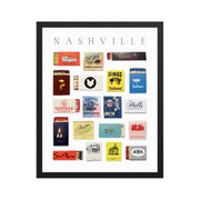 Nashville Matchbook Framed Print — alternate view or variant option