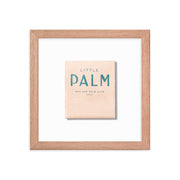 Close-up of material and construction detail — Wood-Frame Palm Bar Print