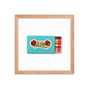 Matchbook Art Framed Print — packaging and unboxing view