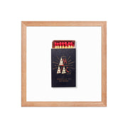 Matchbook Art Framed Print — packaging and unboxing view