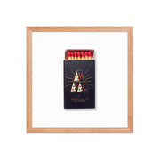 Matchbook Art Framed Print — detail of finish and surface variation